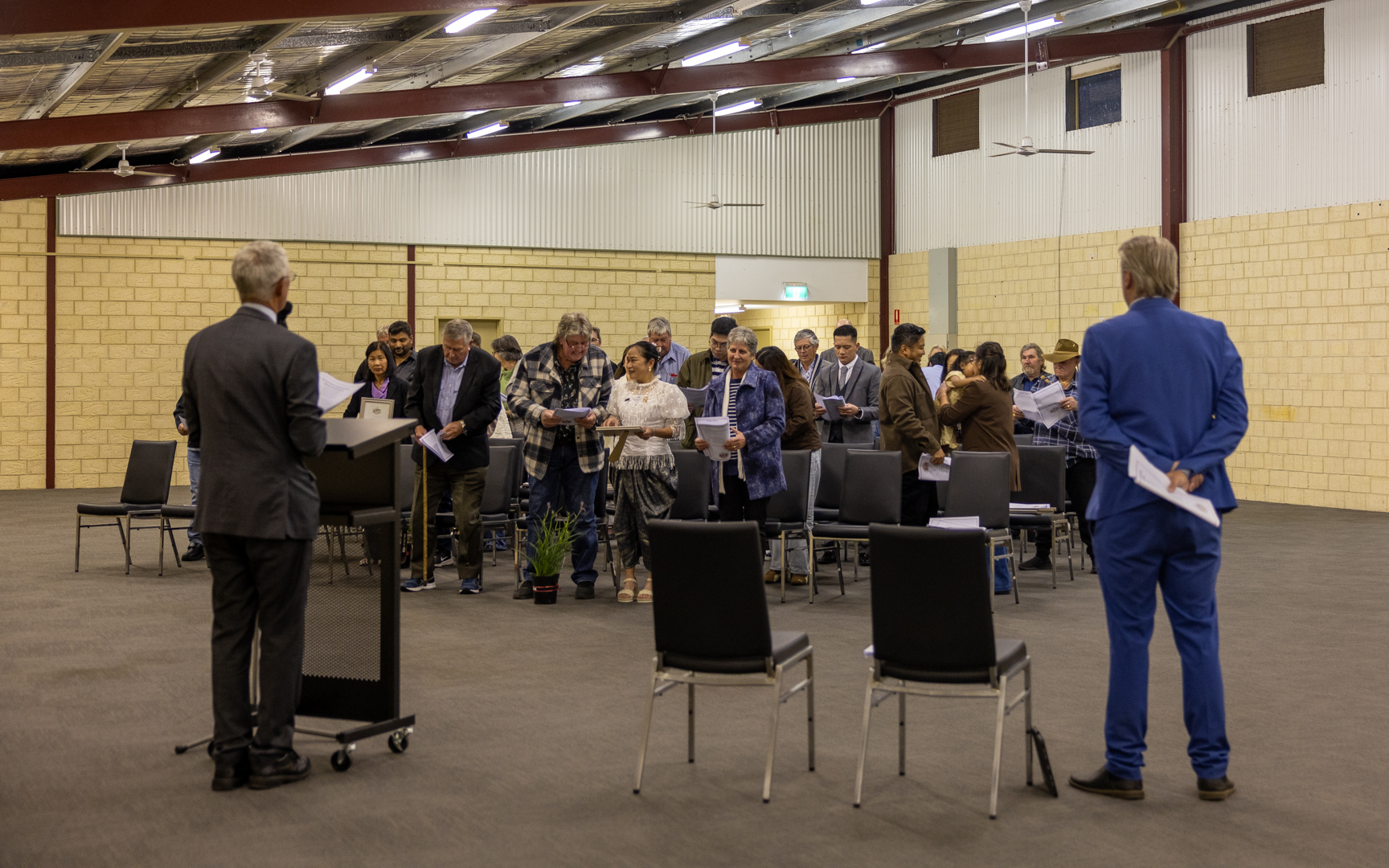 Shire President Phillip Blight Addressing the conferees